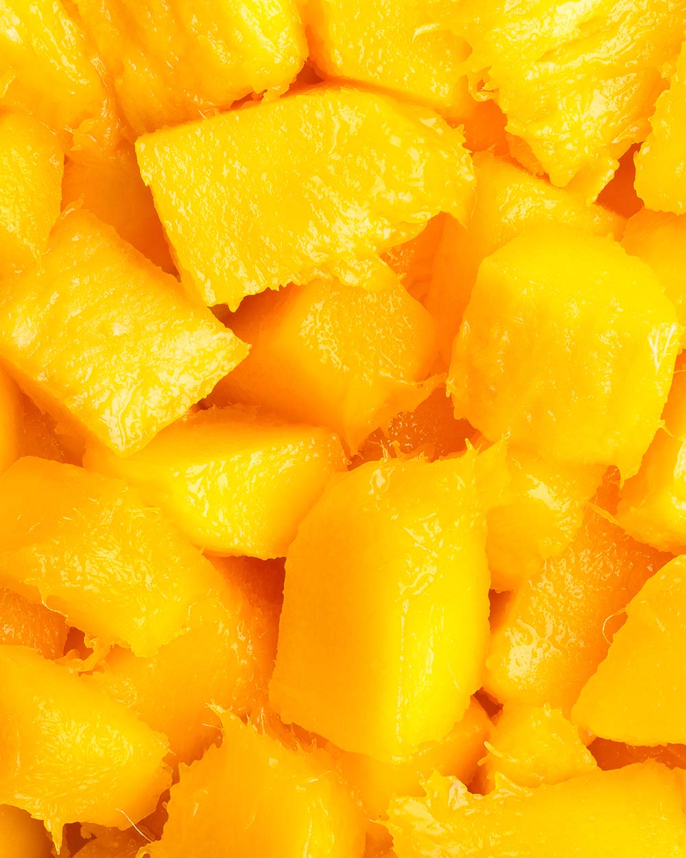 Bulk chopped fresh mango