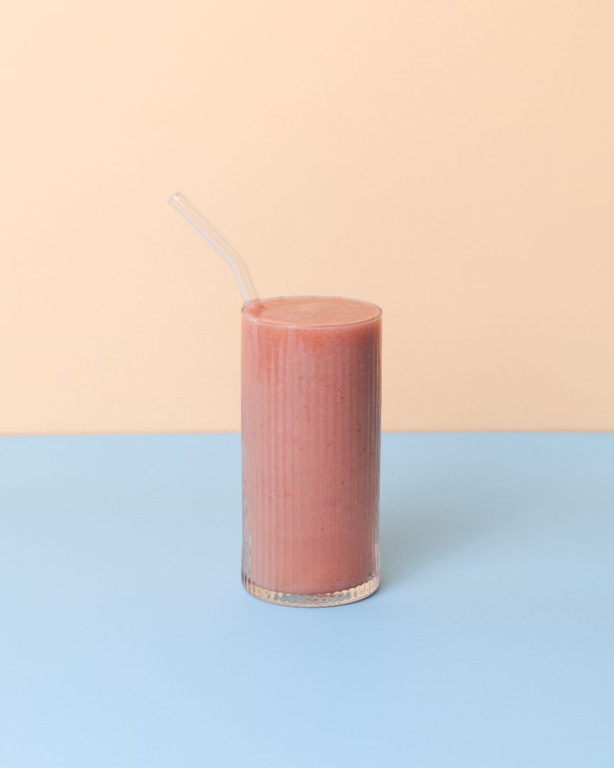 Healthy smoothie made with Energise ready-to-blend pack