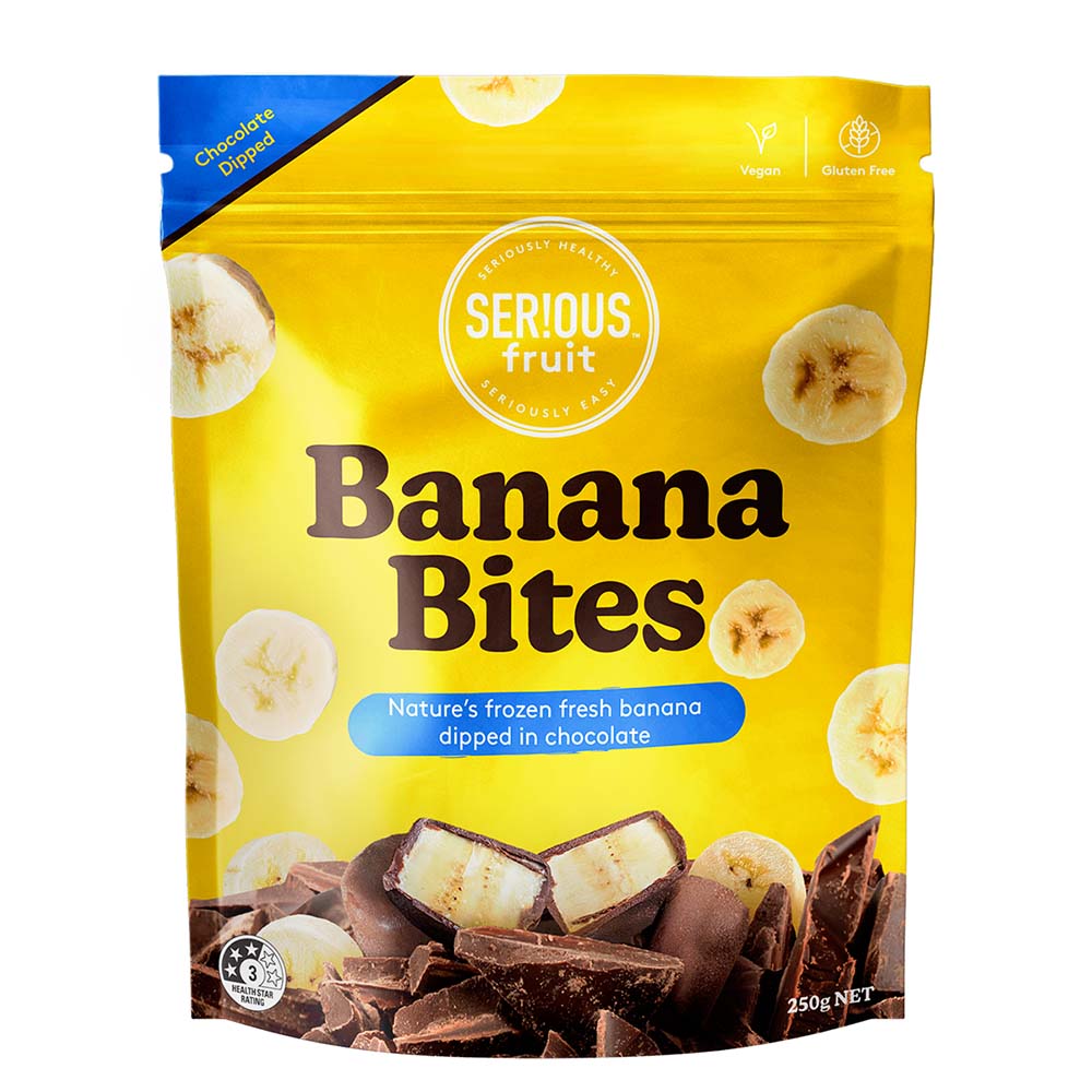 Seriously Healthy Banana Bites Package
